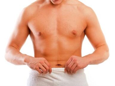 мъж прави упражнения за увеличаване на пениса с 5 см
